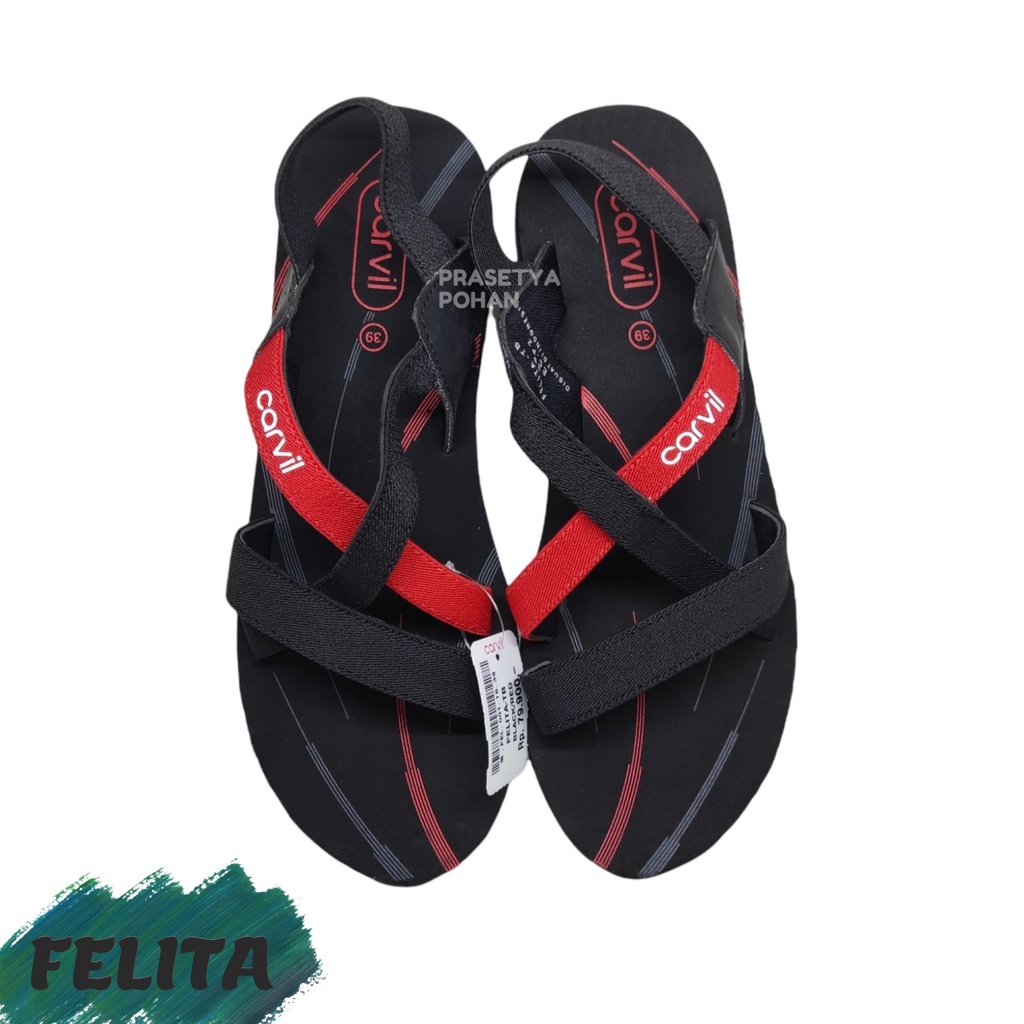 Sandal Tali Wanita Original Carvil Lentur dan Awet - Sendal Wanita Tali Carvil Original - Sandal Gunung Wanita