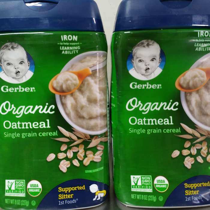 

GERBER Organic Oatmeal Single Grain Cereal 227gram