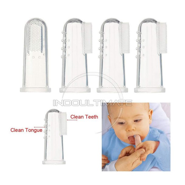 Sikat Gigi Jari Bayi Sikat Jari Gigi Lidah Bayi Silikon Baby Tooth Brush Silicone GJ-582 BPA FREE