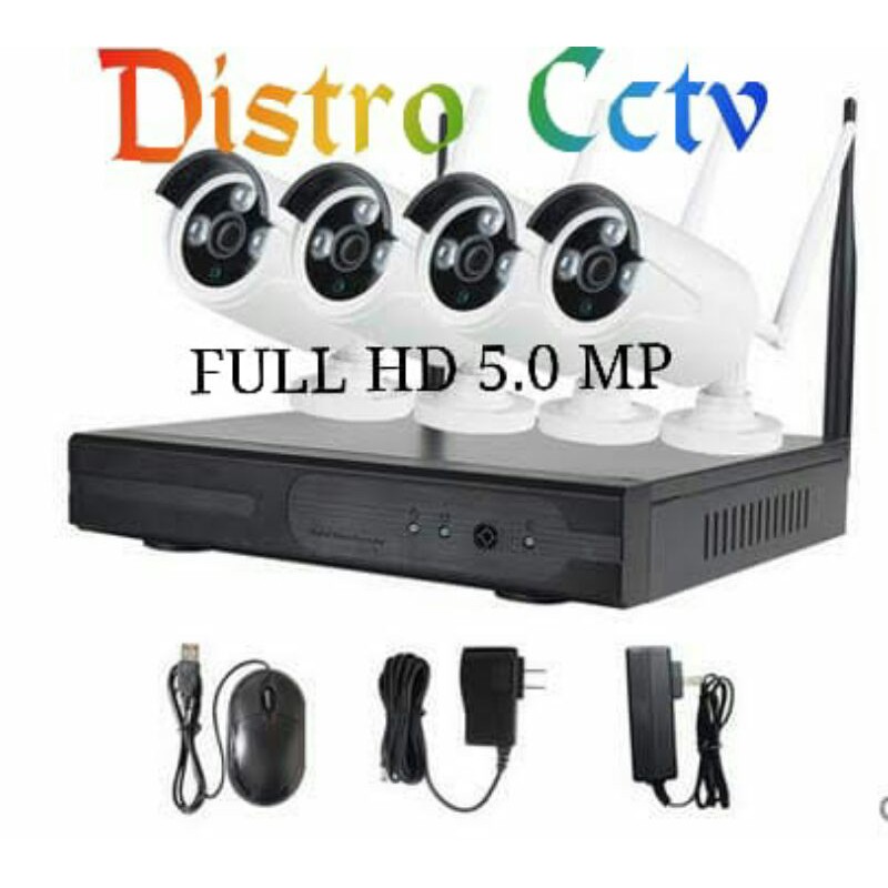 PAKET CCTV 4 IP CAMERA 5 MEGA PIXEL IP CAMERA SUPER HD free HDD 1tb