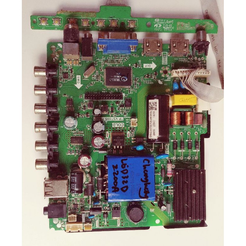 Mb Mainboard Motherboard Mesin TV LED Changhong LED32D2200A 32D2200A 32D2200