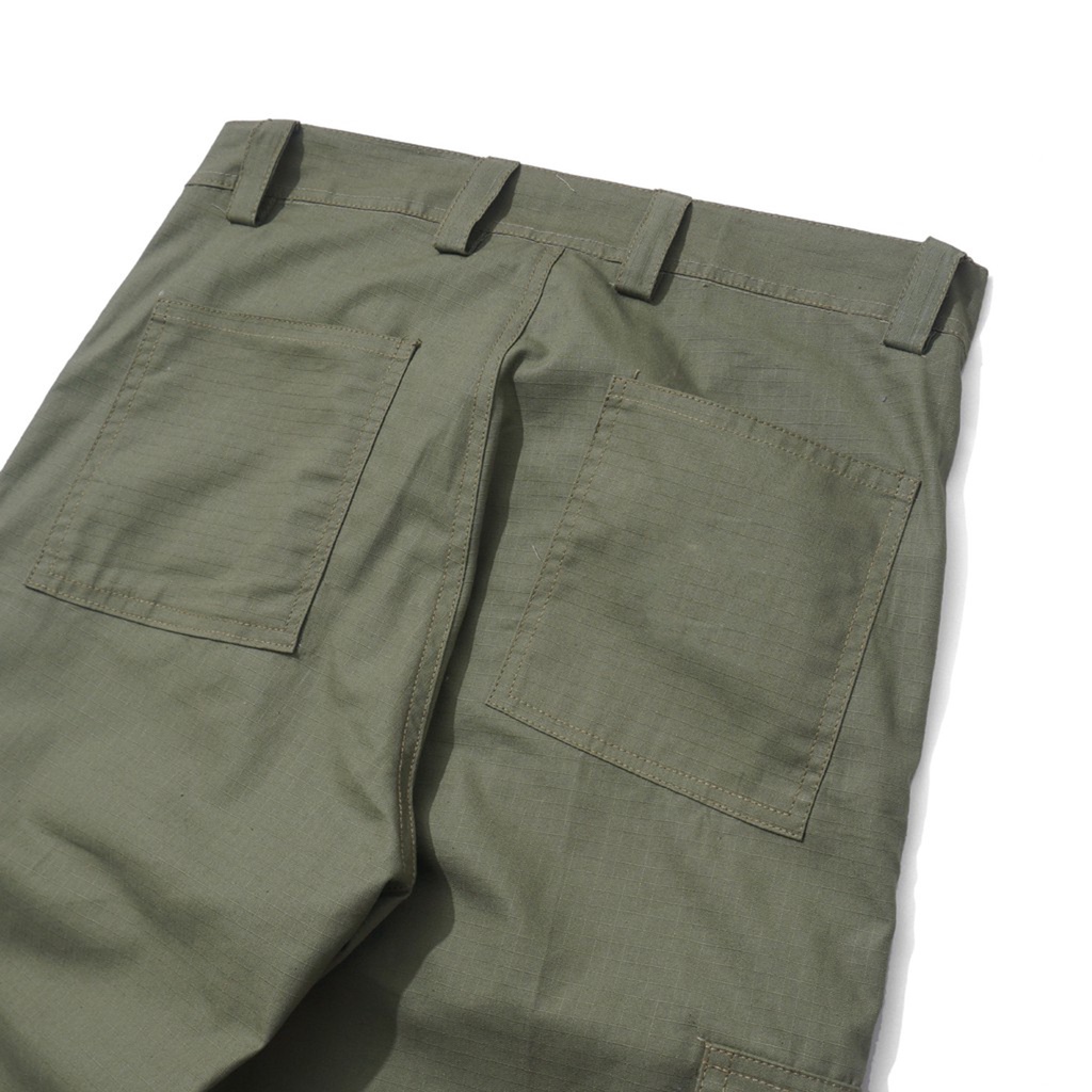 Dritto Long Pants Cargo - Celana Cargo Panjang Unisex - Army