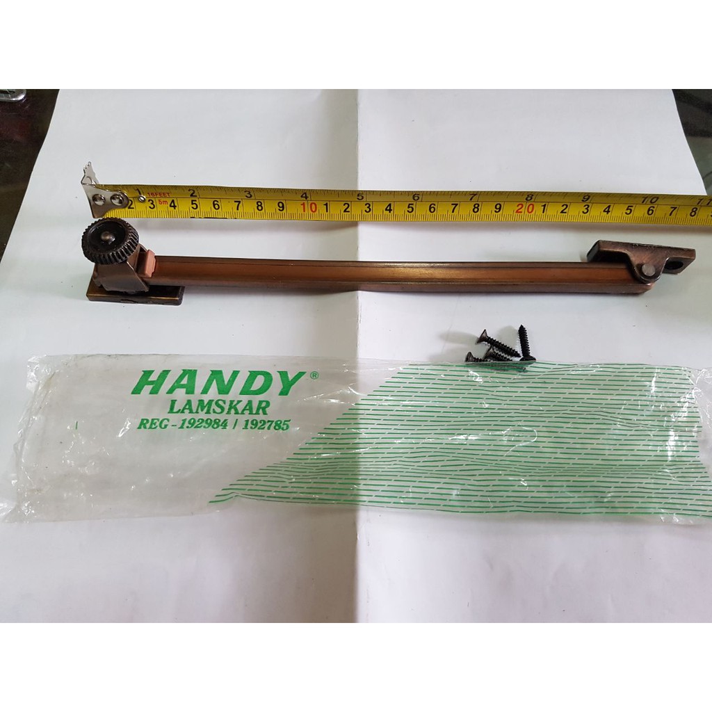 Lamskar Hak Angin Jendela Model Rel Merk Handy