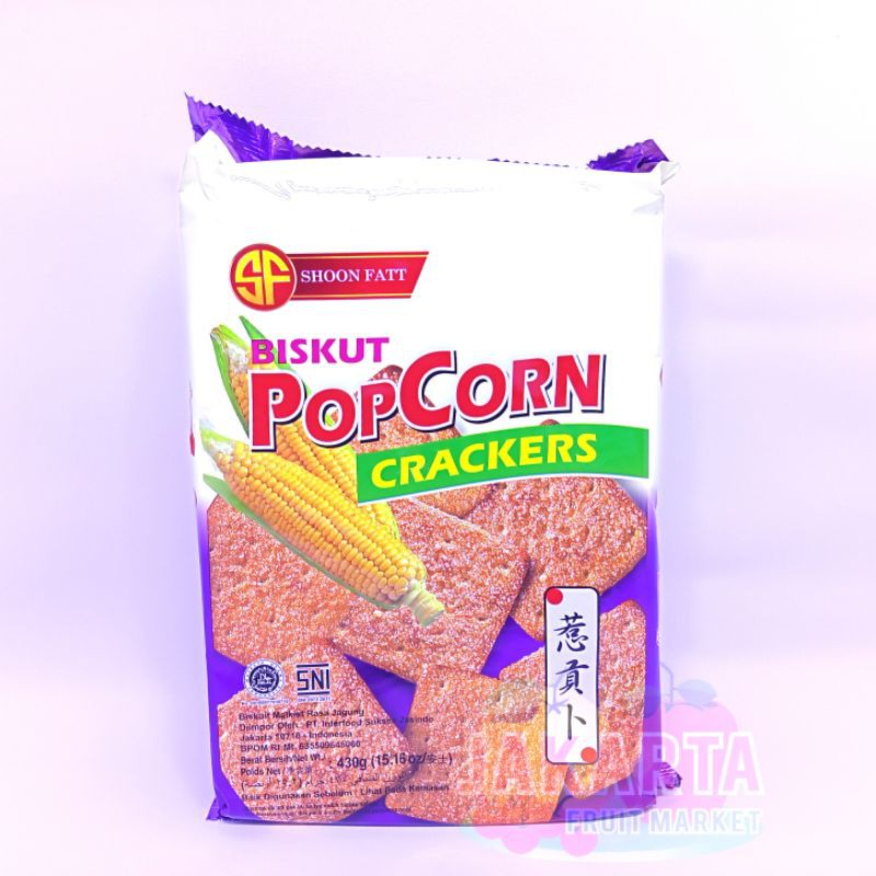 

SHOON FATT BISKUIT POP CORN CRACKERS 430