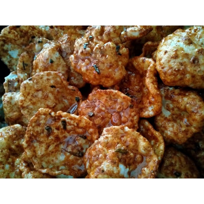 

kerupuk opak cikruh bumbu kacang