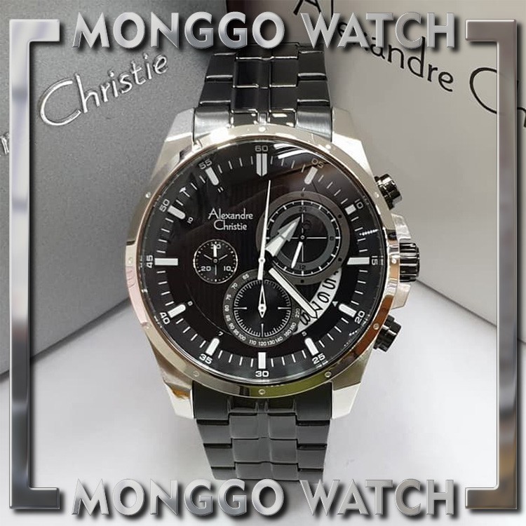 JAM PRIA ALEXANDRE CHRISTIE AC 6496 SLV ORIGINAL BERGARANSI RESMI