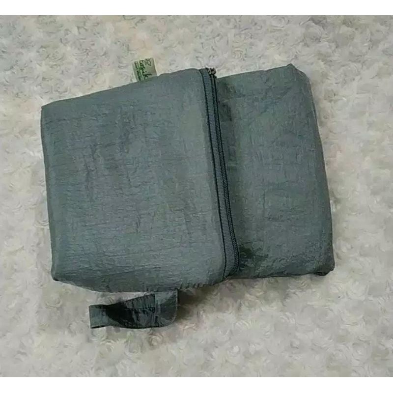 Mukena Traveling Jumbo Abu-abu Adem Polos
