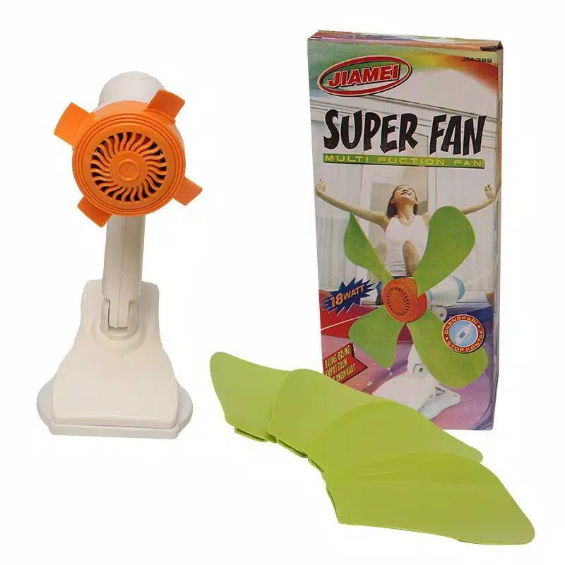 KIPAS ANGIN JEPIT / PORTABLE / MINI FAN JEPIT 18WATT JM-389 JIAMEI