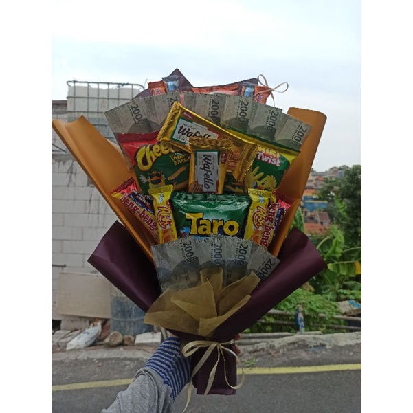 

buketsnack/buketuang/hadiah/kado/hampers