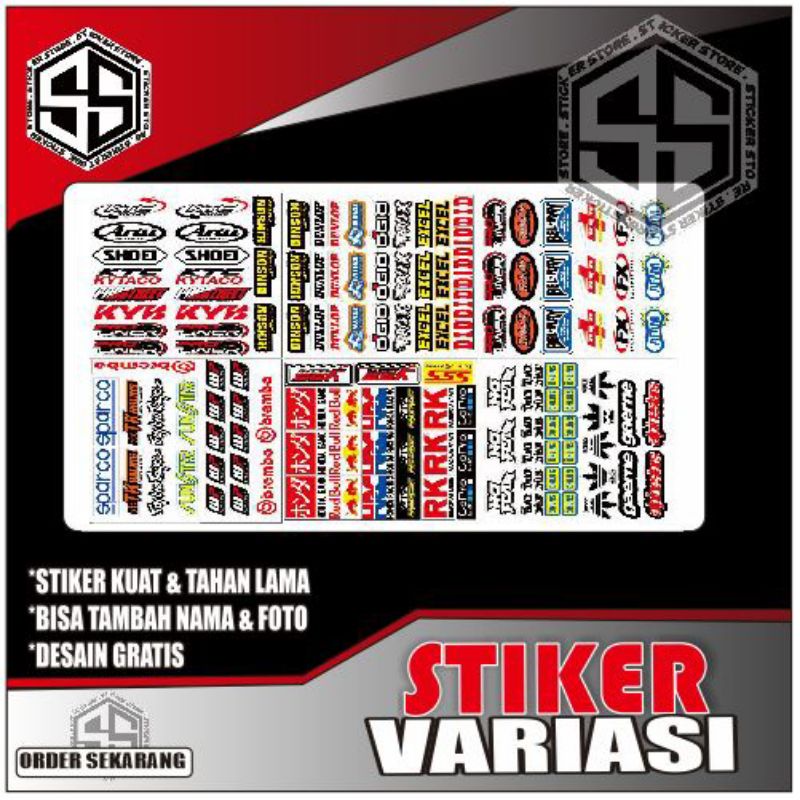 

Stiker Variasi motor