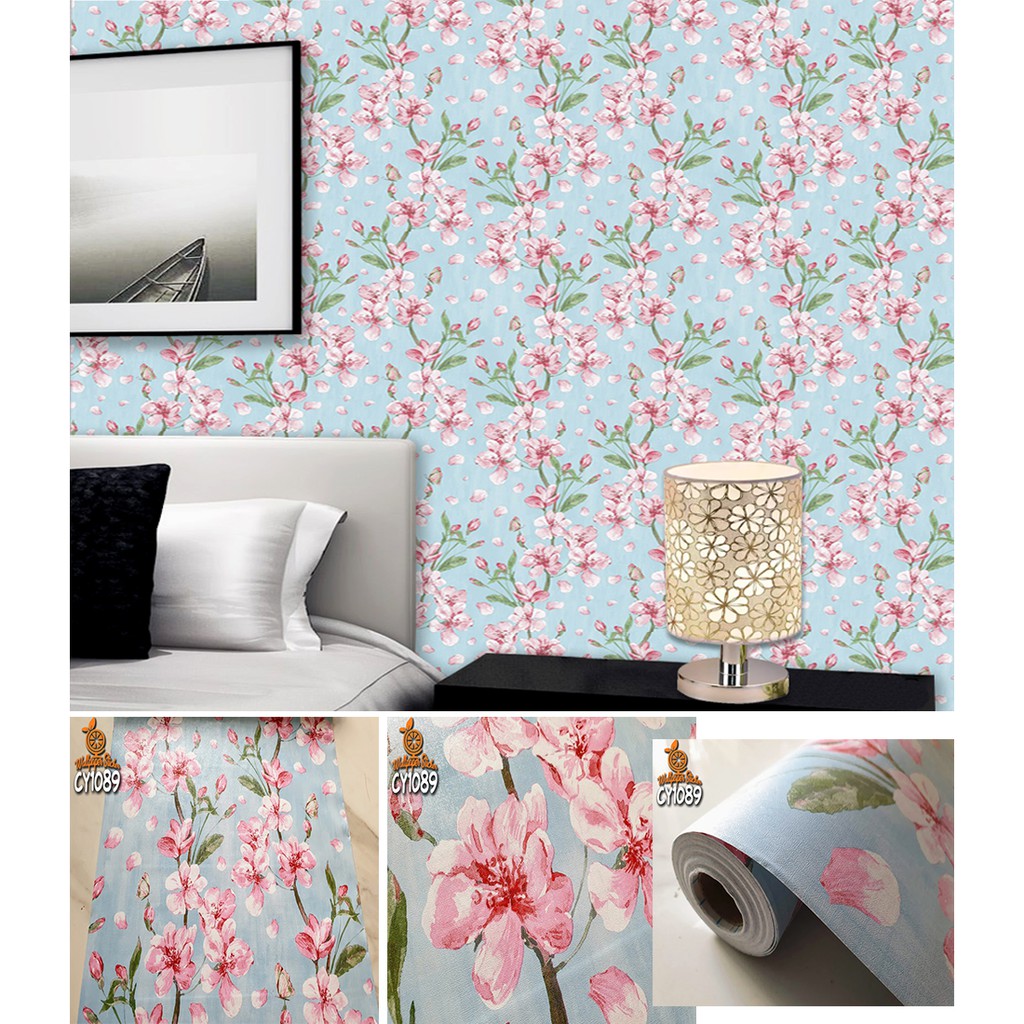 Bayar Ditempat Wallpaper Ukuran 45Cmx45cm X 9mCm Wallpaper Motif/Wallpaper Kreasirumah88