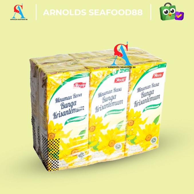 

[COD] Yeos Minuman Chrysantheum / teh bunga krisan kotak ( 6kotak @250ml) [COD]