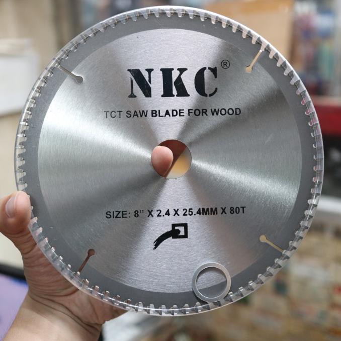 mata gergaji kayu circular saw 8" x 80T x 25mm / circle 8 in inch