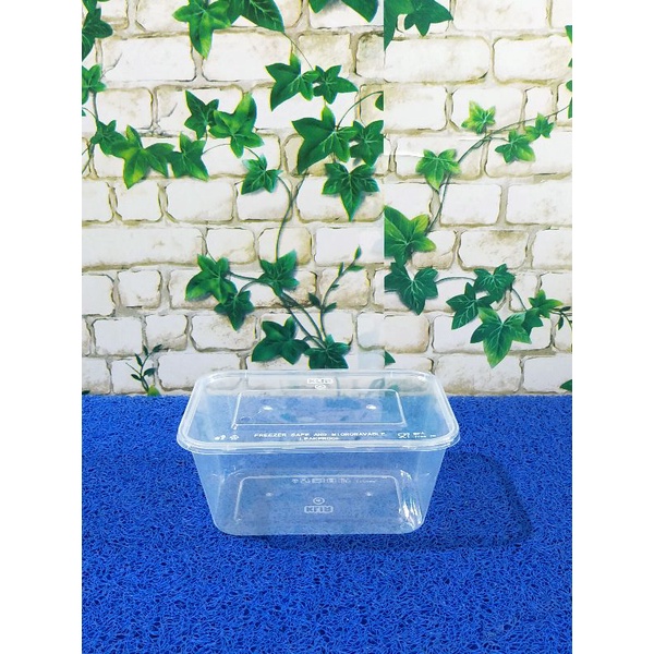 Seal pack 1000ml ( isi 25 pcs ) bening / thinwall / kotak makanan / kotak penyimpanan / container ko