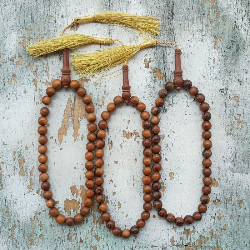 Tasbih Islam Kayu Stigi 33 Butir Setigi Misbaha 12 MM Santigi #ST2A