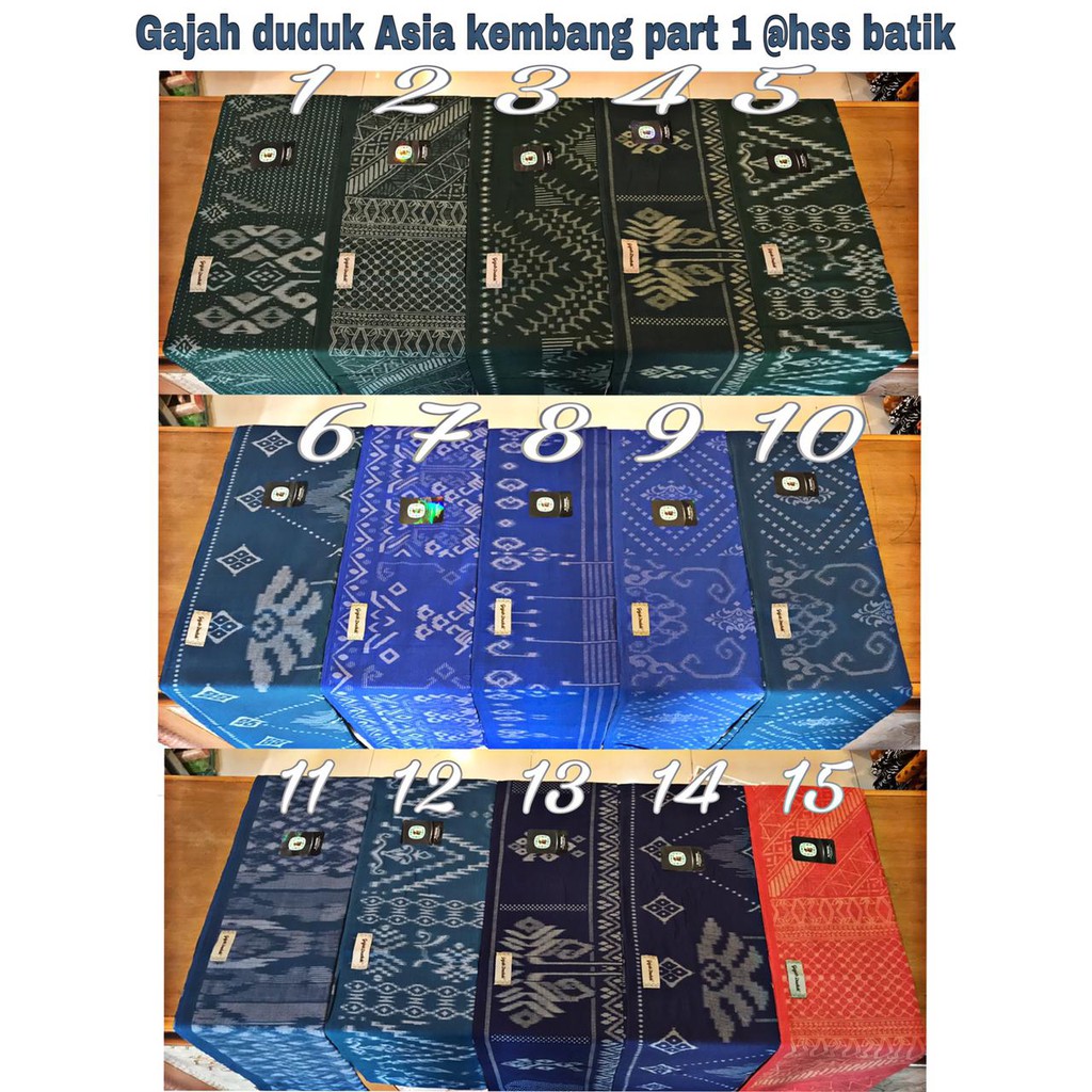 Sarung batik GAJAH DUDUK asia kembang original