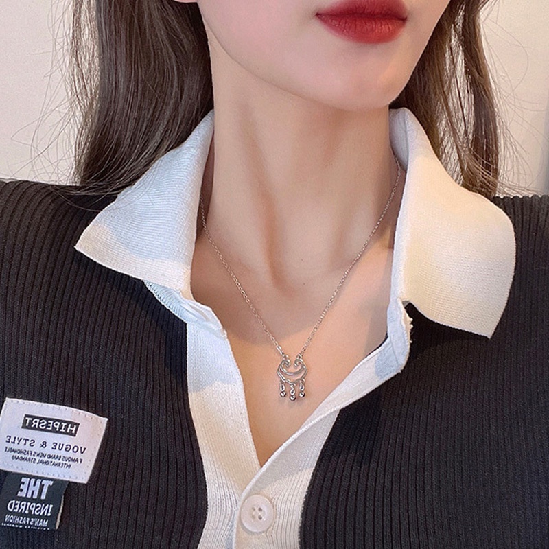 Kalung Rantai Dengan Liontin Gembok Mewah Untuk Wanita