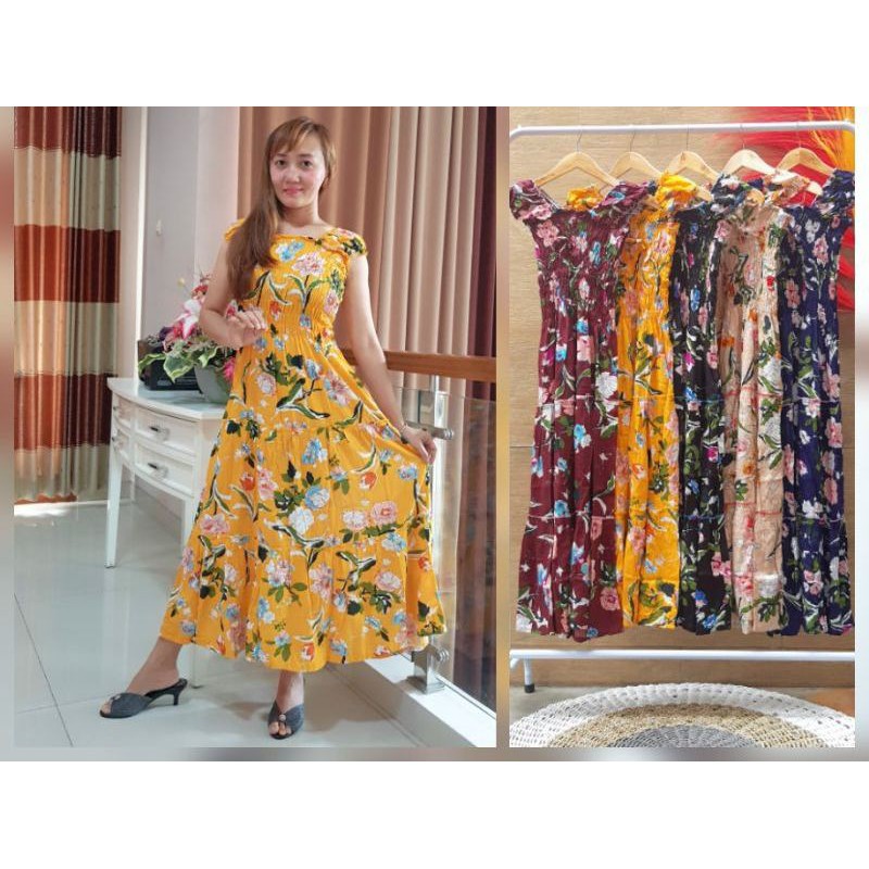 daster bali murah daster kerut panjang