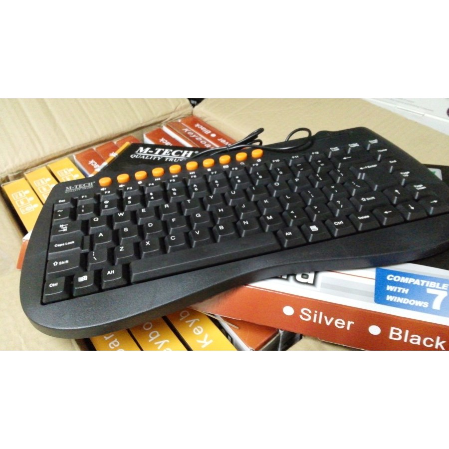 Keyboard USB Mini Multimedia Wired M-Tech MTK 02