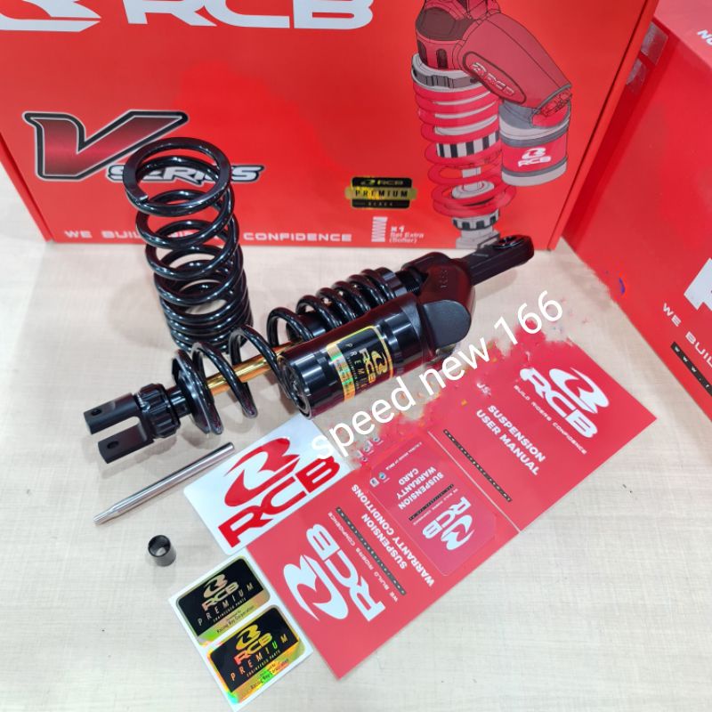 SHOCK SHOCKBREAKER RCB VS BLACk PREMIUM SERIES 330MM VARIO -VARIO125-VARIO150- VARIO 160 NEW SCOPY F