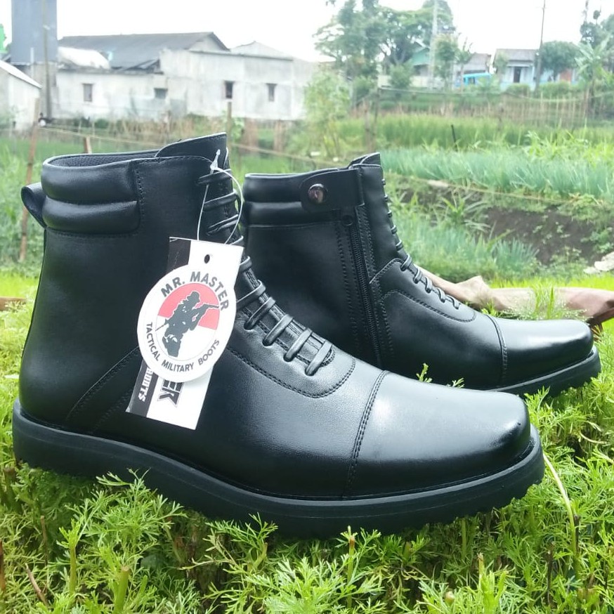 SEPATU PDH MR MASTER KULIT SAPI ASLI SEPATU PDH DINAS KANTOR TNI POLRI SECURITY SATPAM