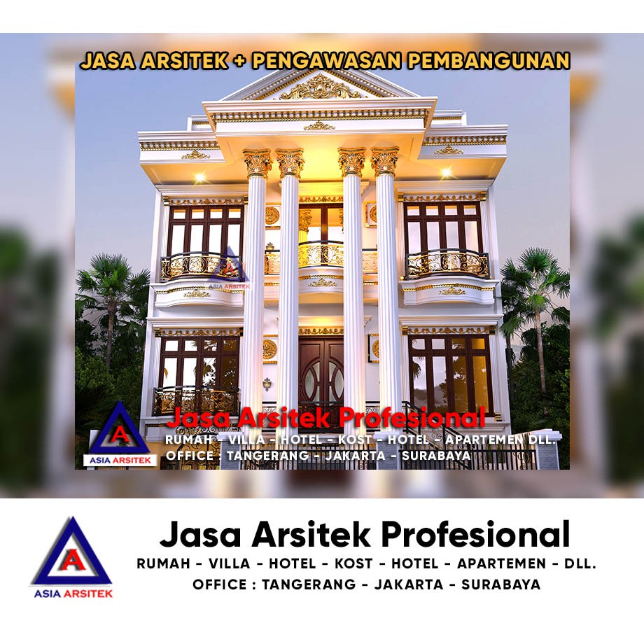 Jasa Arsitek Desain Rumah Klasik Mewah Di Tebet Jakarta Selatan