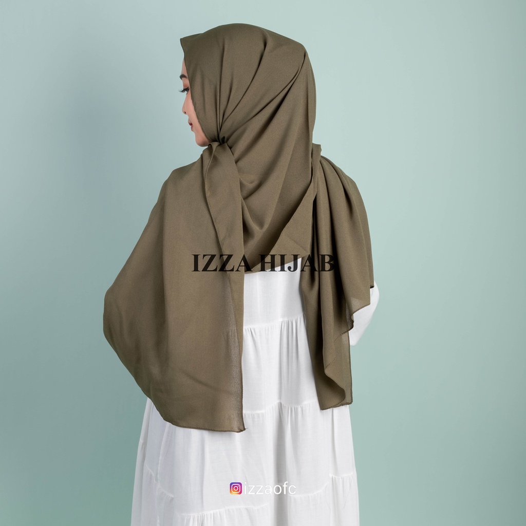 -/+(175cm x 75 cm) JILBAB HIJAB PASHMINA DIAMOND POLOS /PASHMINA SABYAN-Armi  size 175x75