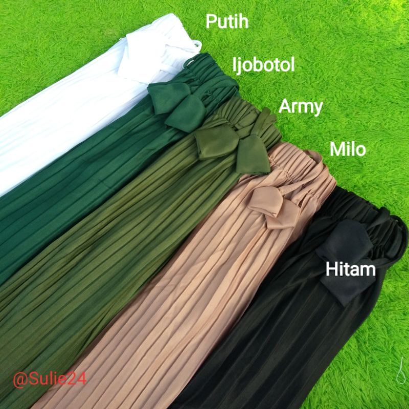 [BISA COD] KULOT Tali Lonceng 95 cm/Kulot plisket jumbo fit XXL/