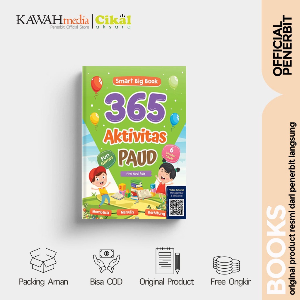 Buku Anak Smart Big Book 365 Aktivitas Anak Paud Fitri Nurul Aulia Cikal Aksara Kawahmedia
