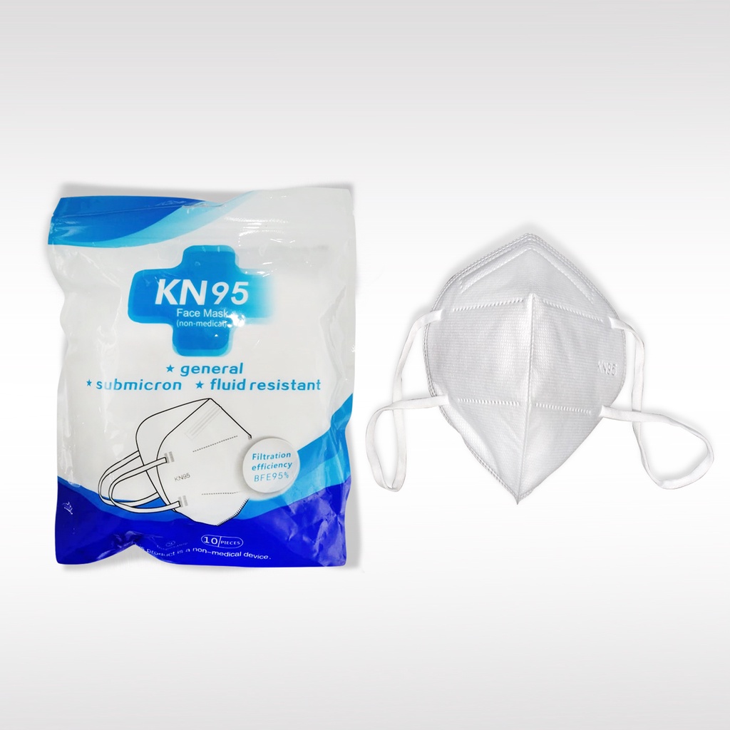 Disposable Mask KN95 10pcs/pack Masker KN95 5ply 5 layer isi 10 pcs Masker KN 95 5 ply Mask K N95