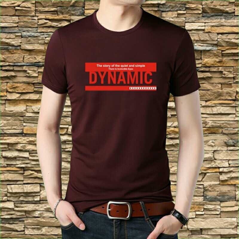 BAJU KAOS PRIA LENGAN PENDEK ATASAN COWOK DYNAMIC FASHION MOTIF KEKINIAN DISTRO