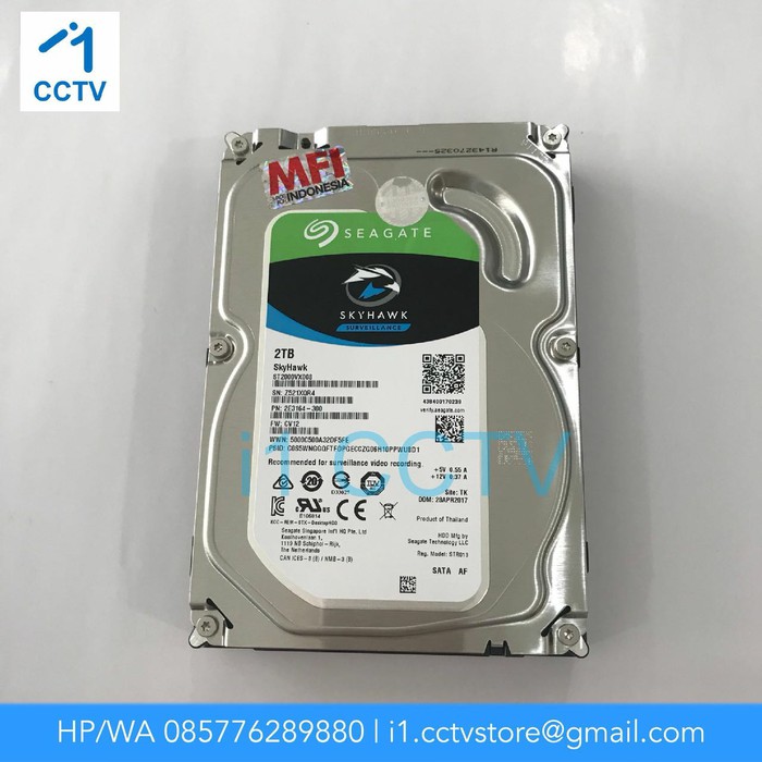 Terbaik Harddisk Seagate Skyhawk 2tb Surveillance Hard Disk Hdd Khusus Cctv Shopee Indonesia