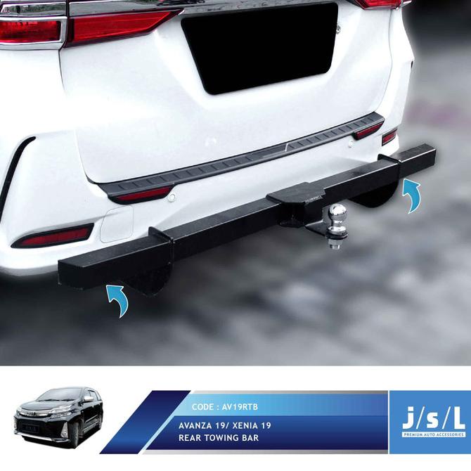 Toyota New Avanza / Xenia / Veloz 2019 Tanduk Belakang Rear Towing Bar