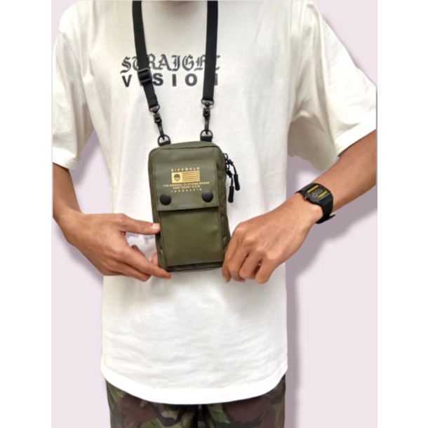 Sidewalk  -  Evo One Army - Hanging Wallet Dompet Kartu Tas Pria