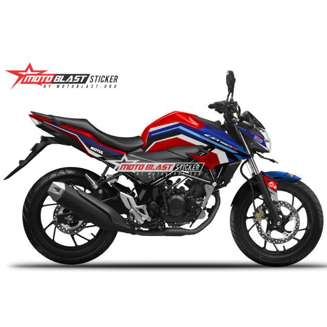 Decal Stiker Honda New CB150R HRC RR-R Red Full Body Motoblast