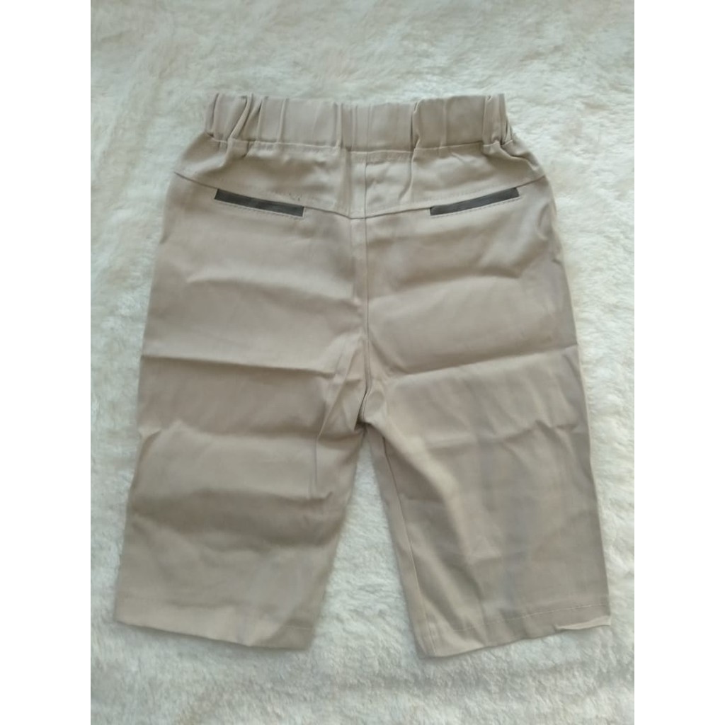 celana chino pendek anak usia 1-7 tahun warna cream-1