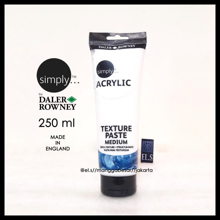

Daler Rowney Simply Acrylic Texture Paste Medium 250 Ml (Cat Acrylic)
