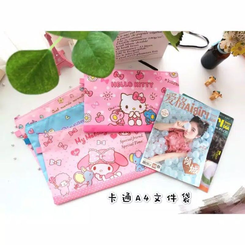 File folder organizer ukr A4 motif sanrio