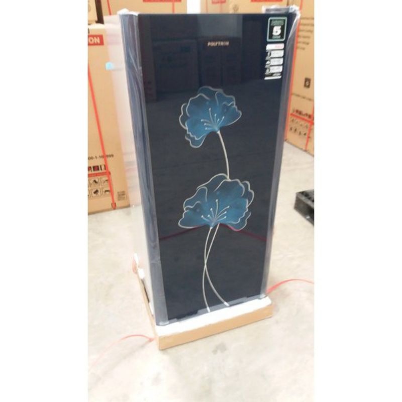 Kulkas 1 Pintu Polytron PRO 18 AN R/ B 180 Liter Belezza 2 Glass Door Low Watt