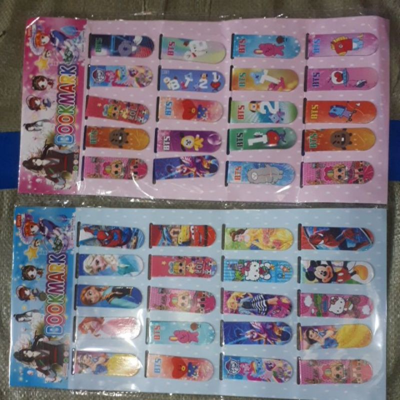 

pembatas kertas magnet karakter isi 20 pcs