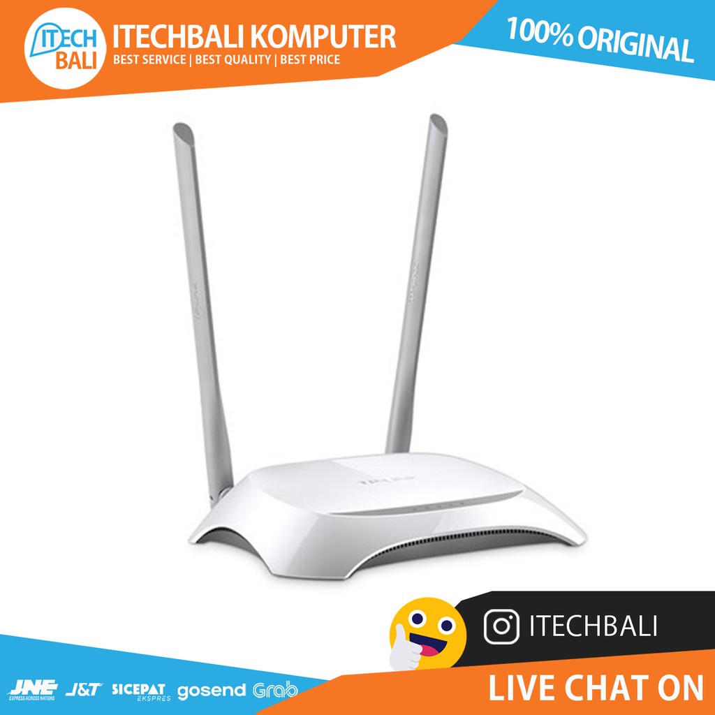 Router TP-LINK TL-WR840N 300Mbps Wireless Original | ITECHBALI