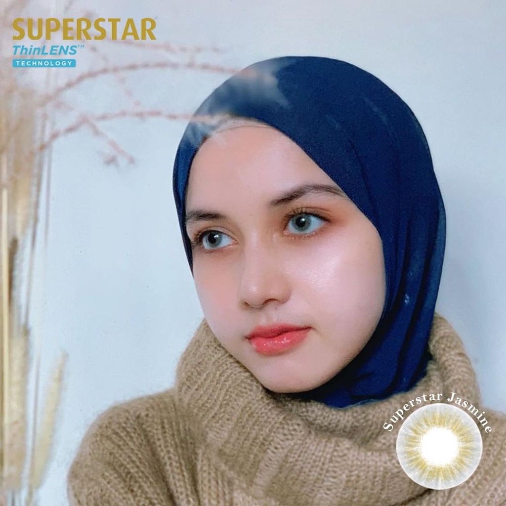 Superstar Jasmine softlens warna bulanan