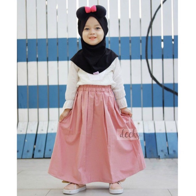 Rok Anak Lucu 1y - 10y  : Sheya &amp; Button Pocket ( 26 warna ) TERMURAH