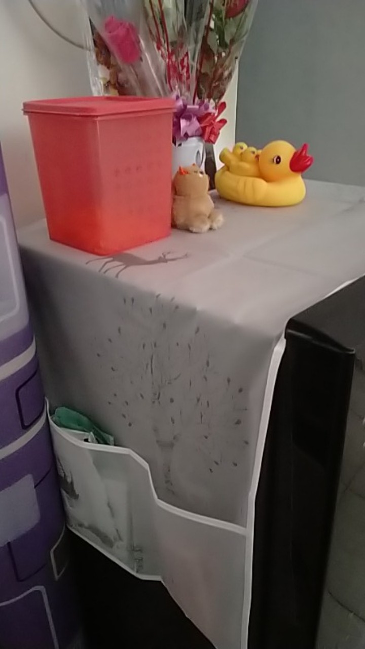 Taplak Kulkas Waterproof Refrigerator Cover Penutup Lemari Es Anti Air
