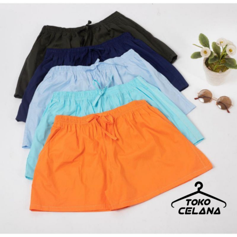 Celana Pendek Bali Polos | CELANA RAYON Celana Wanita Celana Santai