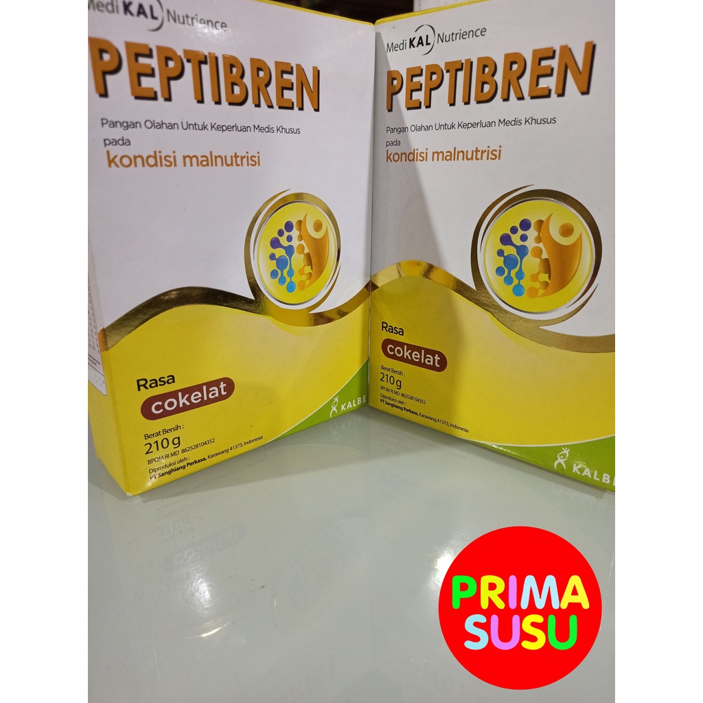 

Peptibren 195 Gr, Cokelat, Vanila dan Kacang Hijau