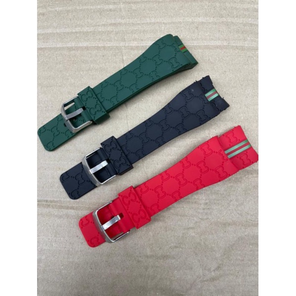 Tali jam tangan gucci pen rubber straps gucci springbar
