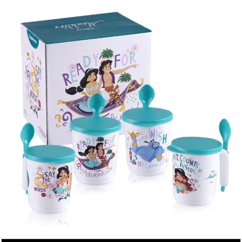 mug aladin tupperware gelas minum/cangkir 350ml tupperware 1pcs