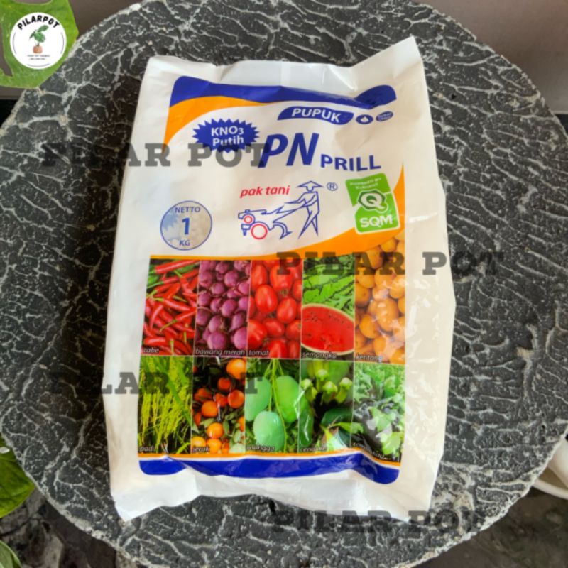 PUPUK KNO3 PUTIH PN PRILL PAK TANI 1 KG - KNO3 PUTIH PN PRILL