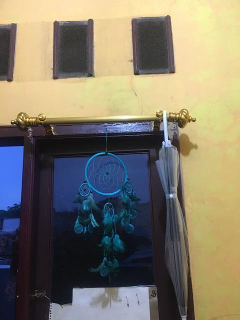 Fullset Batang Gorden Motif Garis Polos Ukuran 50 Cm,